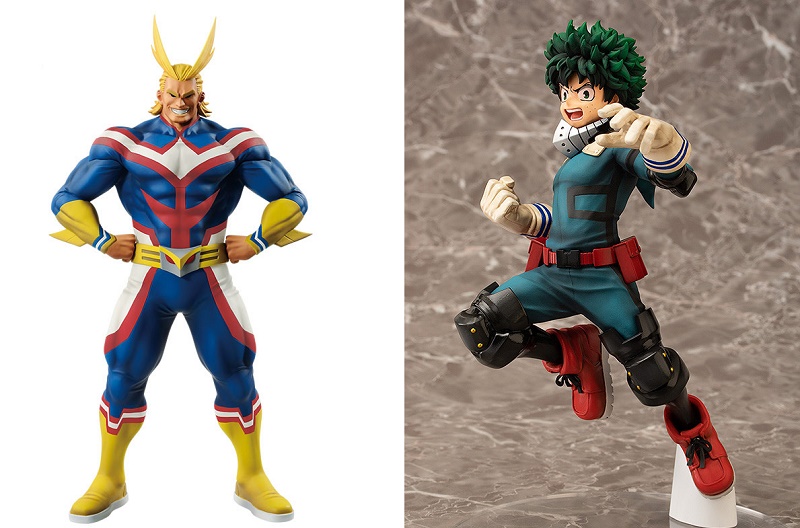 all might (banpresto) e midoriya (chara-ani)